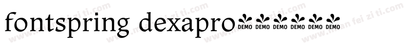fontspring dexapro字体转换